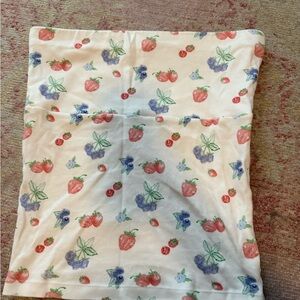 Berry Print Tube Top